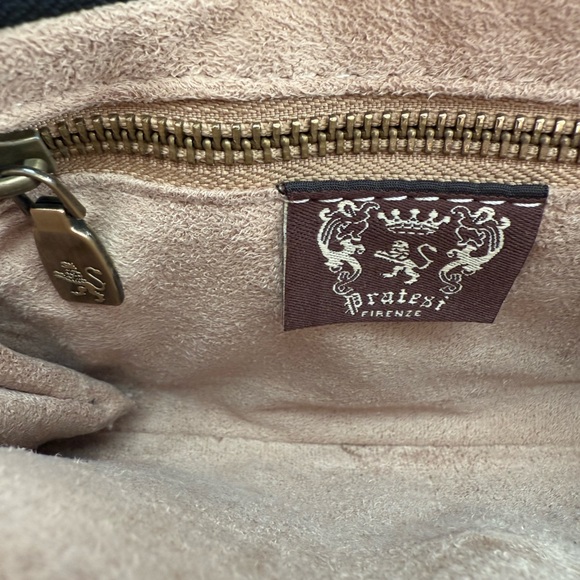 Pratesi Black Leather Crossbody Bag - Picture 6 of 11